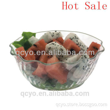 High quality acrylic imitation crystal fruit plate with dividers